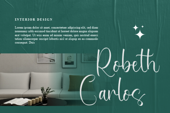 Kimberly Dickens Font Poster 2