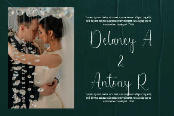 Kimberly Dickens Font Poster 11