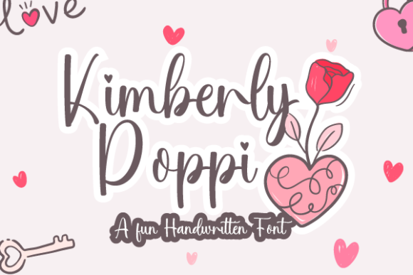 Kimberly Poppi Font Poster 1