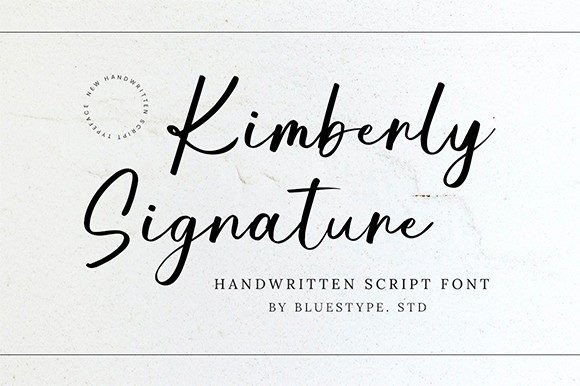 Kimberly Signature Font