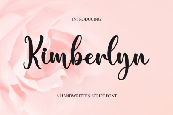 Kimberlyn Font Poster 1