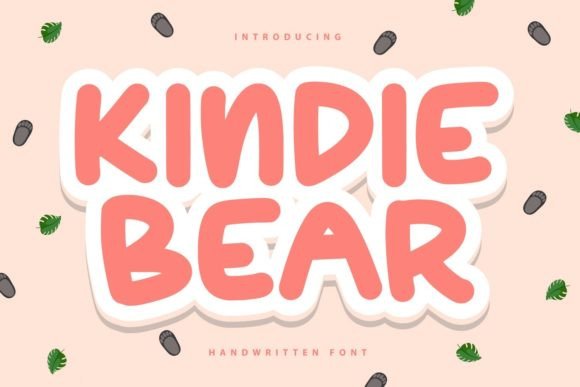 Kindie Bear Font Poster 1