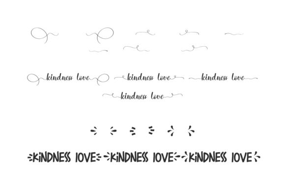 Kindness Love Font Poster 9