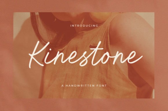 Kinestone Font Poster 1