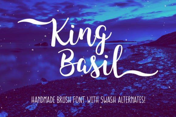 King Basil Font Poster 1