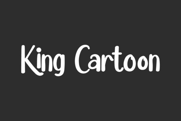 King Cartoon Font Poster 1