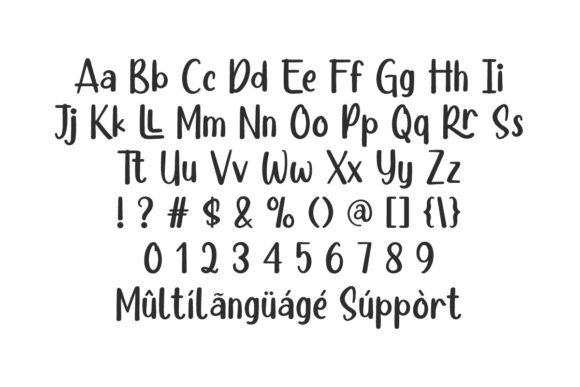 King Cartoon Font Poster 3
