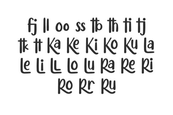 King Cartoon Font Poster 7