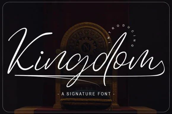 Kingdom Font Poster 1