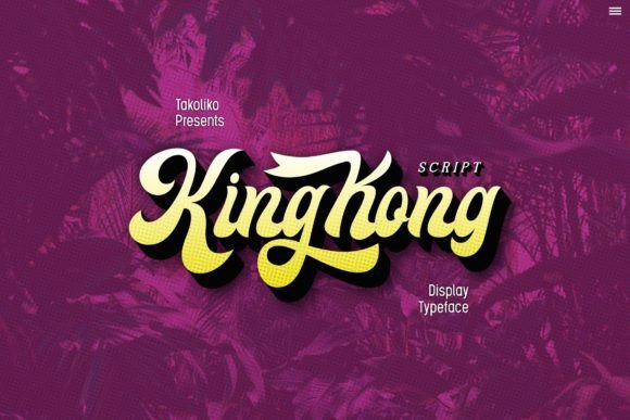 Kingkong Font Poster 1