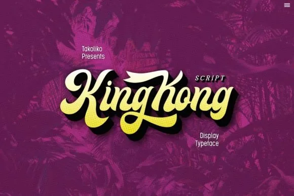 Kingkong Font Kingkong Font Poster 1