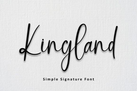 Kingland Font Poster 1