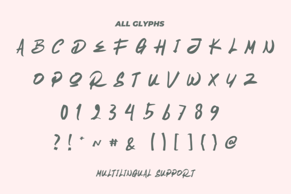 Kings Man Font Poster 7