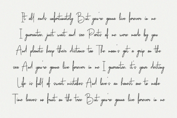 Kintan Audrey Font Poster 5
