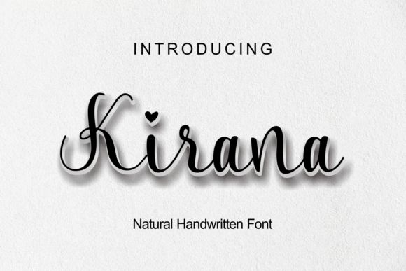 Kirana Font Poster 1