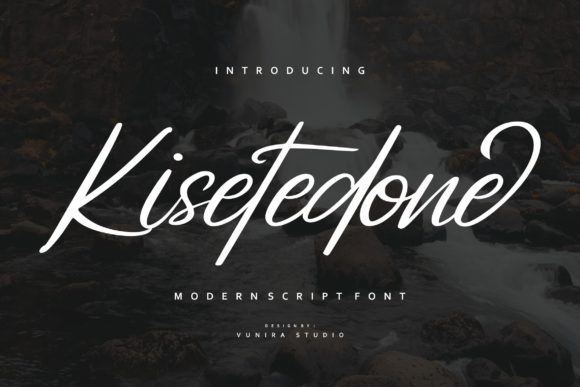 Kisetedone Font Poster 1