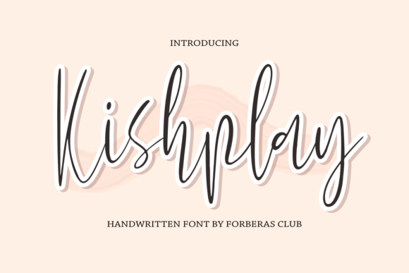 Kishplay Font Poster 1