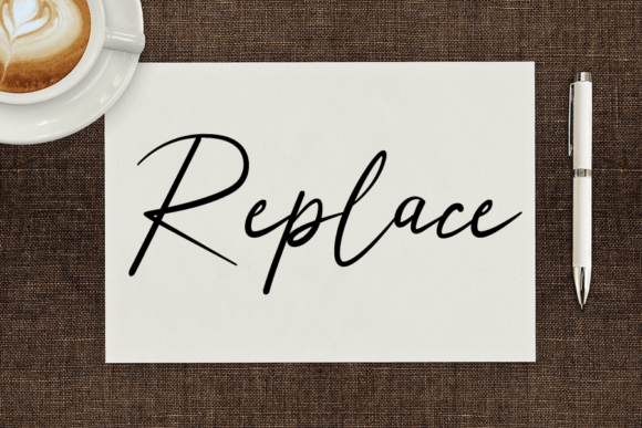 Kitchen Font Poster 3