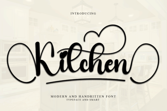 Kitchen Font Poster 1