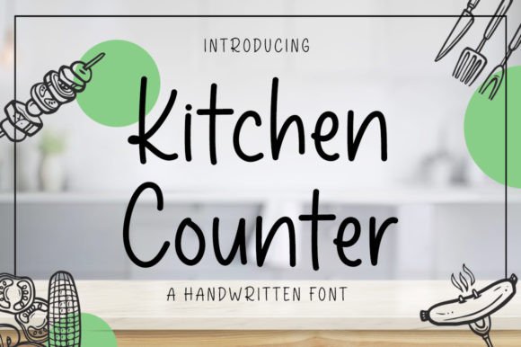 Kitchen Counter Font