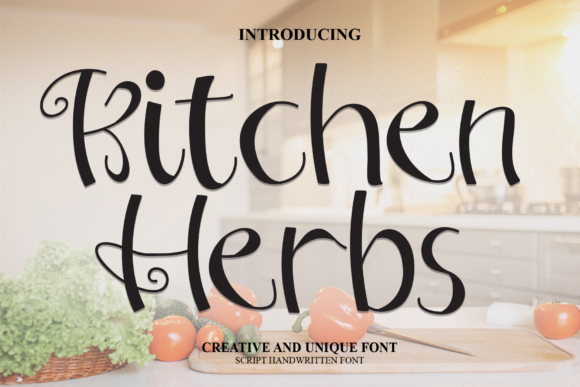 Kitchen Herbs Font