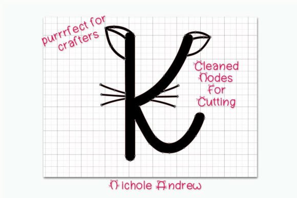 Kitten Farts Font Poster 3