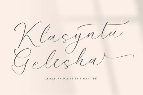 Klasynta Gelisha Font