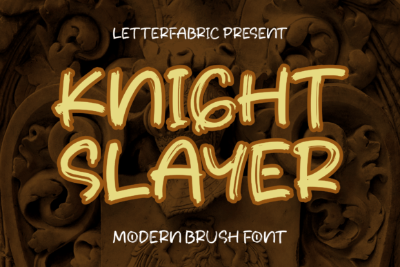 Knight Slayer Font Poster 1