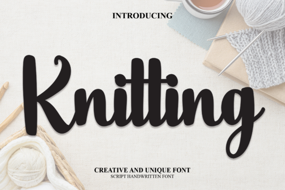 Knitting Font