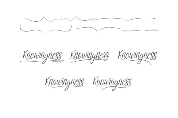 Knowingness Font Poster 8