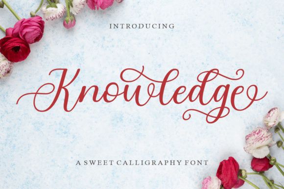 Knowledge Font Poster 1