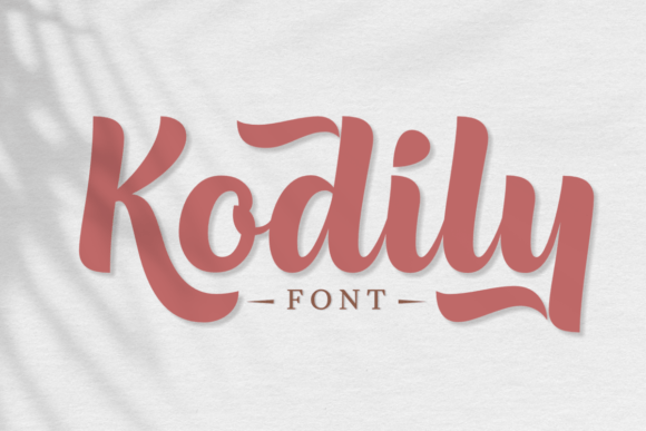 Kodily Font Poster 1