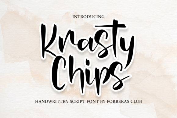 Krasty Chips Font Poster 1