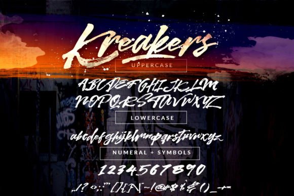 Kreakers Font Poster 7