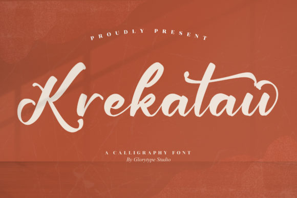 Krekatau Font Poster 1