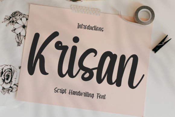 Krisan Font Poster 1