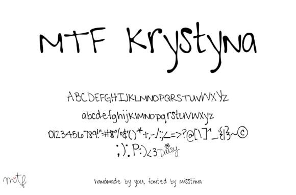 Krystyna Font Poster 1