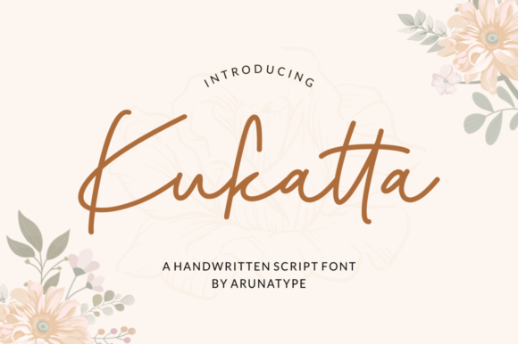 Kukatta Font Poster 1