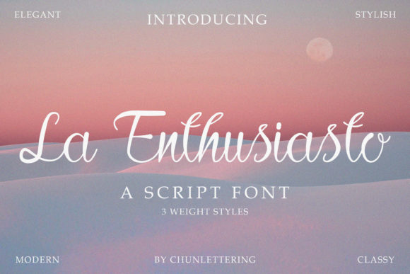 La Enthusiasto Font