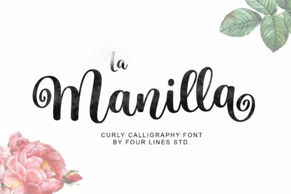 La Manilla Font Poster 1