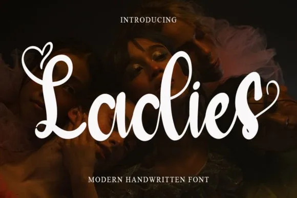 Ladies Font Ladies Font Poster 1