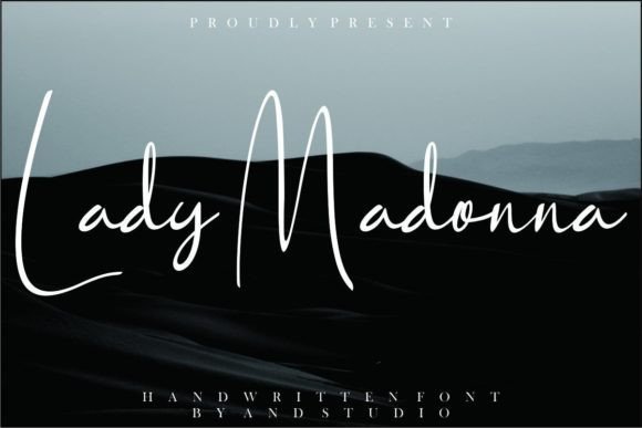 Lady Madonna Font Poster 1
