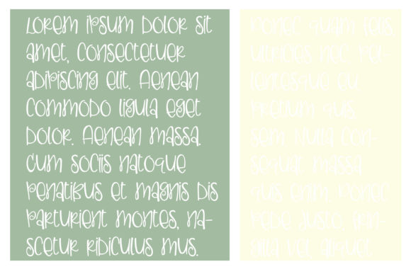 Ladylike Font Poster 4