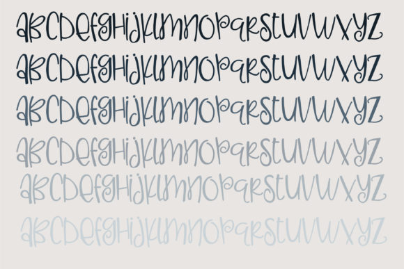 Ladylike Font Poster 5