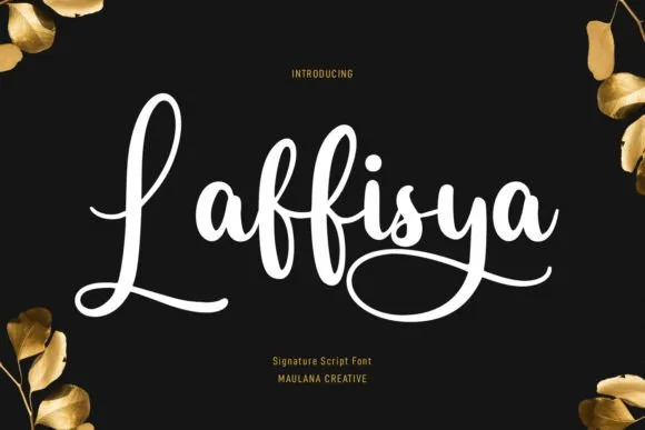 Laffisya Font Laffisya Font Poster 1