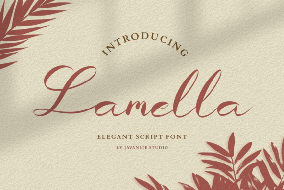 Lamella Font Poster 1