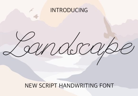 Landscape Font