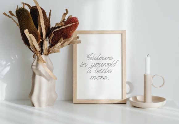 Landscape Font Poster 3