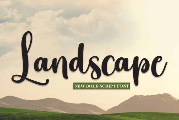 Landscape Font