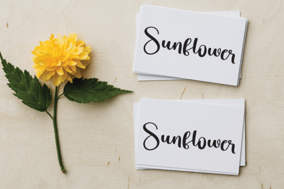 Landscape Font Poster 4